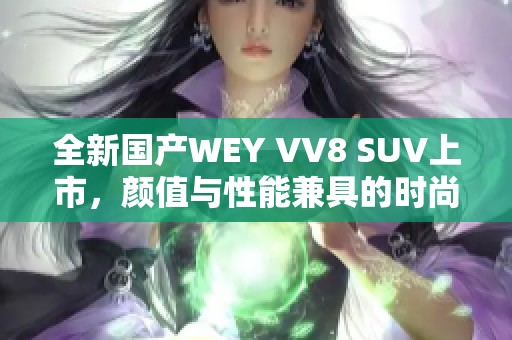 全新国产WEY VV8 SUV上市，颜值与性能兼具的时尚之选