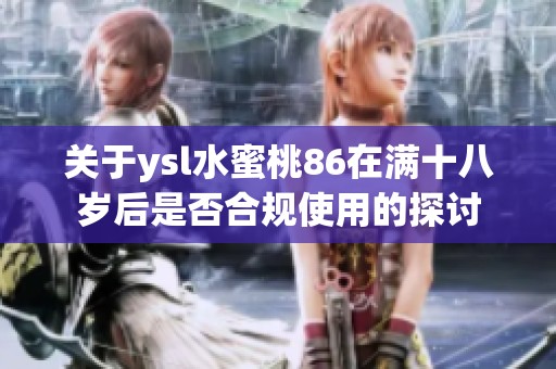 关于ysl水蜜桃86在满十八岁后是否合规使用的探讨