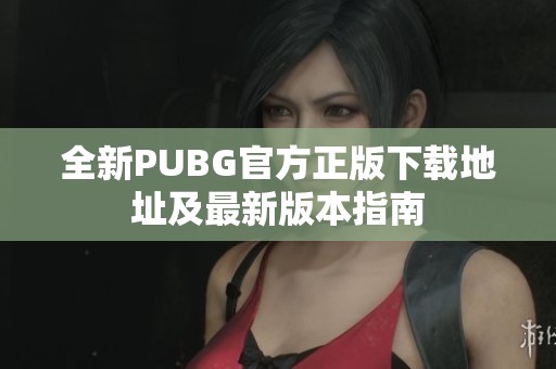 全新PUBG官方正版下载地址及最新版本指南