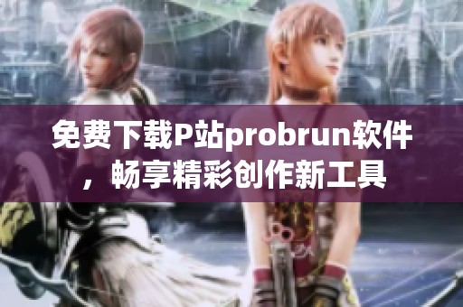 免费下载P站probrun软件，畅享精彩创作新工具