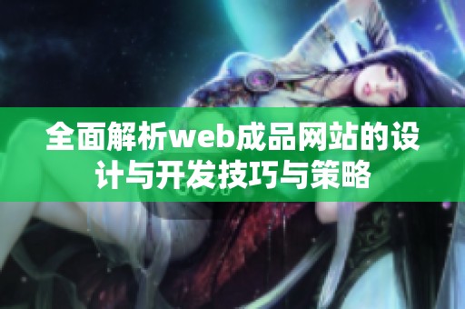 全面解析web成品网站的设计与开发技巧与策略