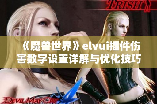 《魔兽世界》elvui插件伤害数字设置详解与优化技巧