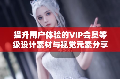 提升用户体验的VIP会员等级设计素材与视觉元素分享