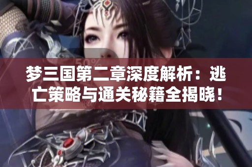 梦三国第二章深度解析：逃亡策略与通关秘籍全揭晓！