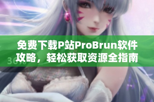 免费下载P站ProBrun软件攻略，轻松获取资源全指南