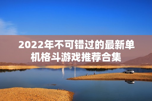 2022年不可错过的最新单机格斗游戏推荐合集