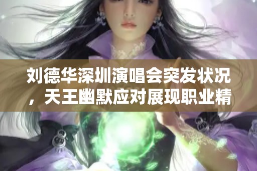 刘德华深圳演唱会突发状况，天王幽默应对展现职业精神