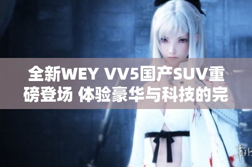 全新WEY VV5国产SUV重磅登场 体验豪华与科技的完美结合