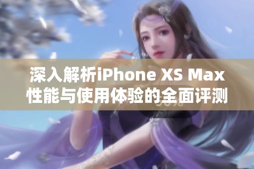 深入解析iPhone XS Max性能与使用体验的全面评测