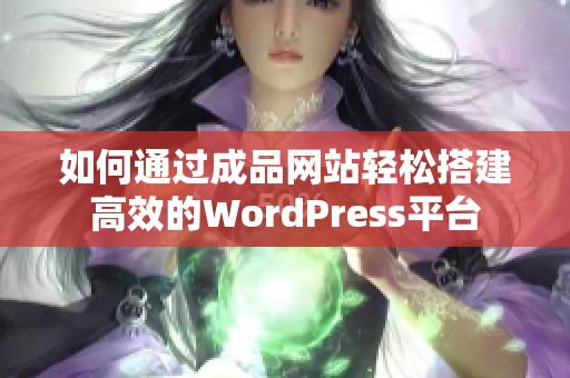 如何通过成品网站轻松搭建高效的WordPress平台