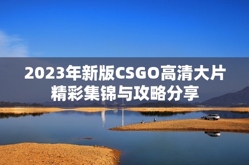 2023年新版CSGO高清大片精彩集锦与攻略分享