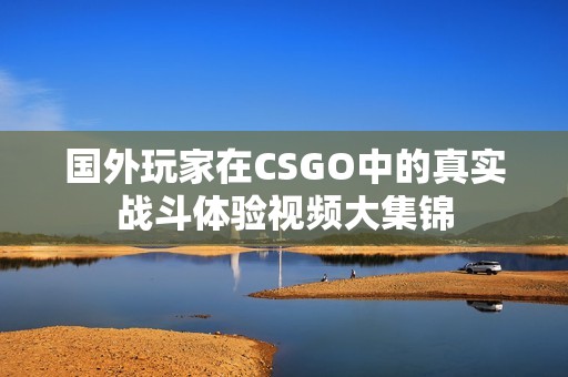 国外玩家在CSGO中的真实战斗体验视频大集锦