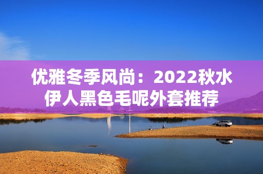 优雅冬季风尚：2022秋水伊人黑色毛呢外套推荐