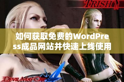 如何获取免费的WordPress成品网站并快速上线使用