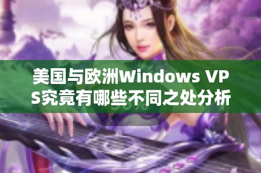 美国与欧洲Windows VPS究竟有哪些不同之处分析