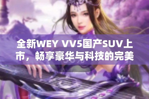 全新WEY VV5国产SUV上市，畅享豪华与科技的完美结合