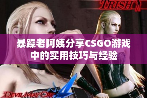 暴躁老阿姨分享CSGO游戏中的实用技巧与经验