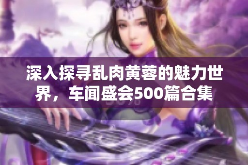 深入探寻乱肉黄蓉的魅力世界，车闻盛会500篇合集