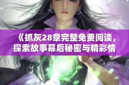 《抓灰28章完整免费阅读，探索故事幕后秘密与精彩情节》