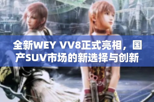 全新WEY VV8正式亮相，国产SUV市场的新选择与创新设计