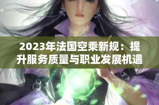 2023年法国空乘新规：提升服务质量与职业发展机遇