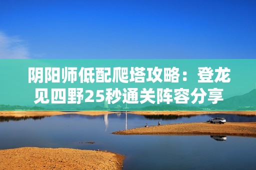 阴阳师低配爬塔攻略：登龙见四野25秒通关阵容分享