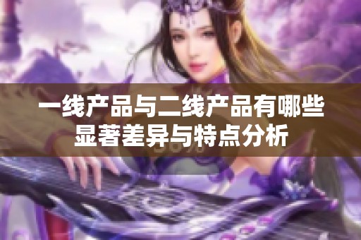 一线产品与二线产品有哪些显著差异与特点分析