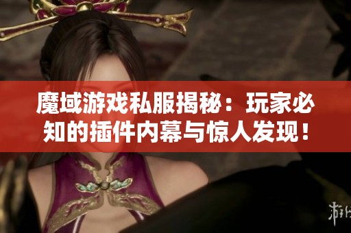 魔域游戏私服揭秘：玩家必知的插件内幕与惊人发现！