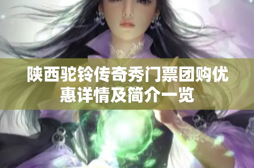 陕西驼铃传奇秀门票团购优惠详情及简介一览